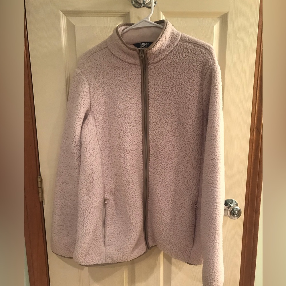 Lands End Sherpa Fleece EUC size XL (18)